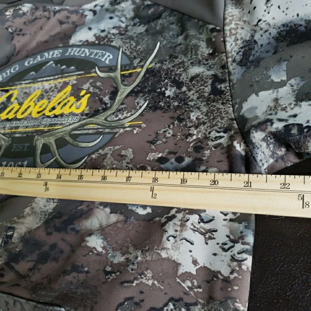 Cabela's Big Game Hunter Camo Pullover Hoodie Sweatshirt Pockets Men’s SIze M - Picture 8 of 8